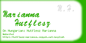 marianna hutflesz business card